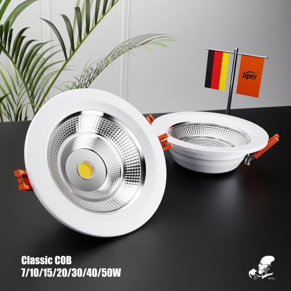 سبت ابيض LIPER 6500K 30W 6" COP - FOCUS IP44